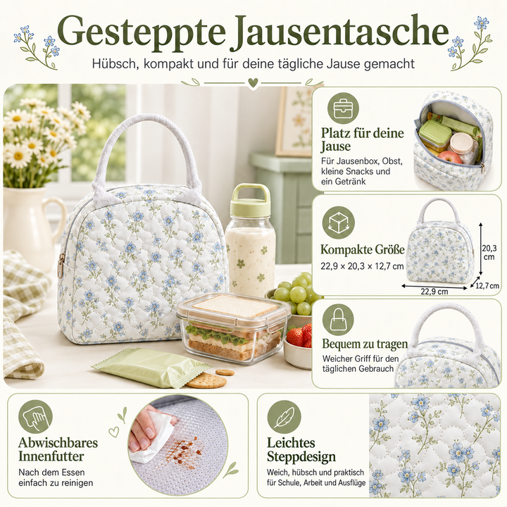 Quilted Lunch Bag – Raven and Lantern