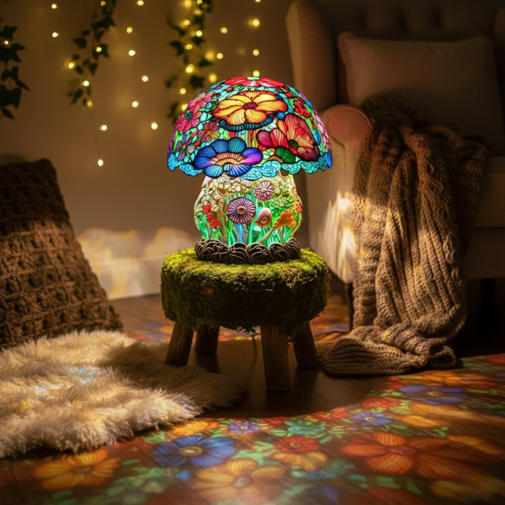 Satin Mushroom Lamp