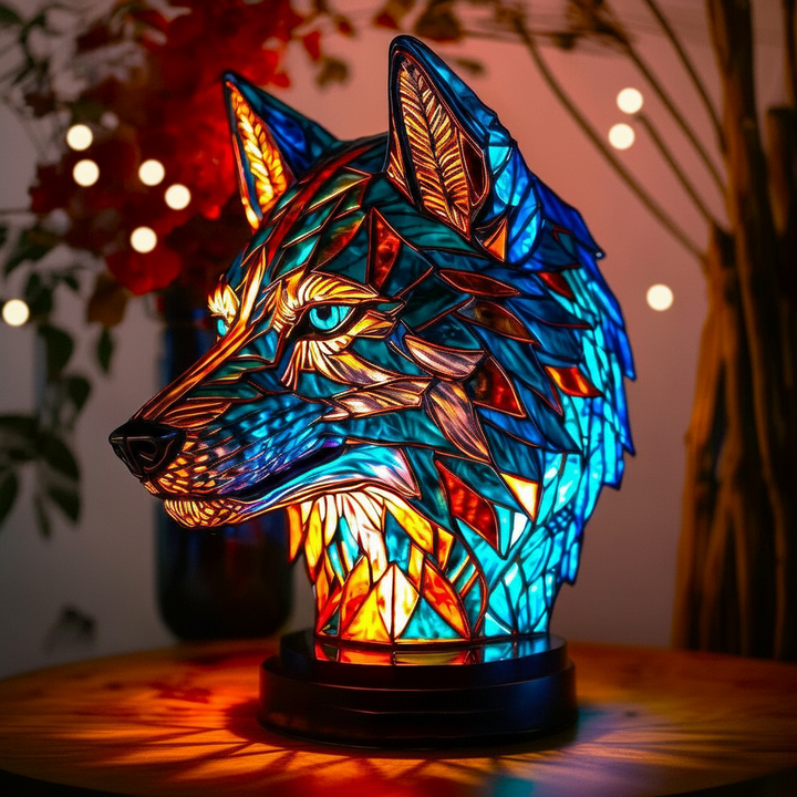 Charming Wolf Lamp