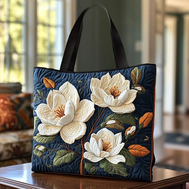 Animal Print Quilted Tote Bag – Delicate Magnolia