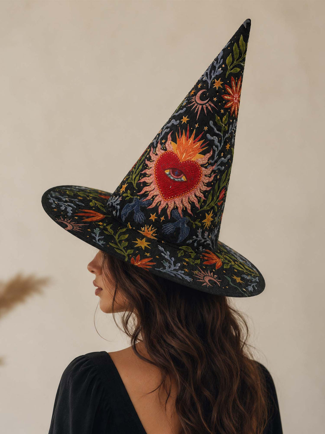Handmade Quilted Witch Hat – Sacred Heart