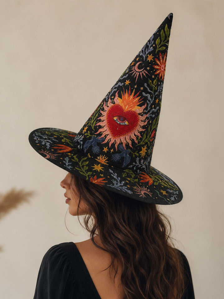 Handmade Quilted Witch Hat – Sacred Heart