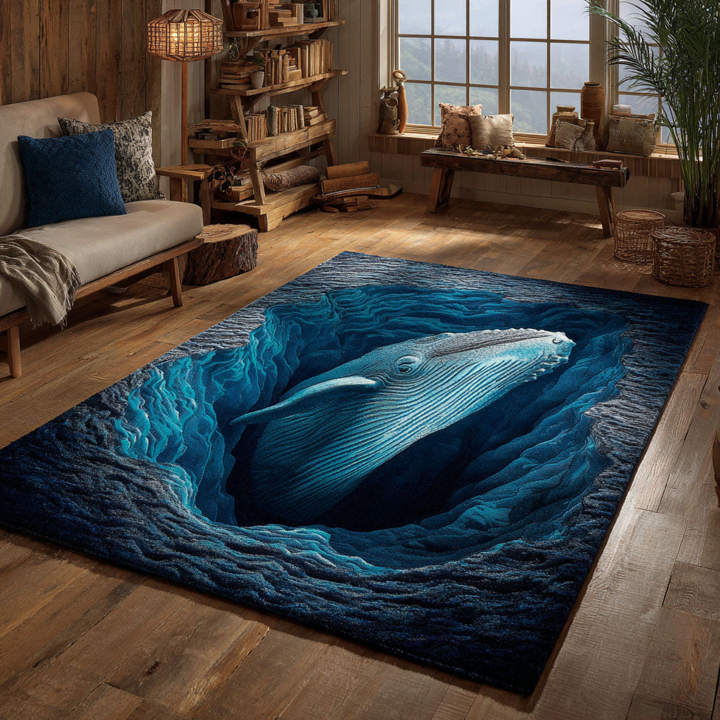 Abyss Guardian Area Rug by Louise London