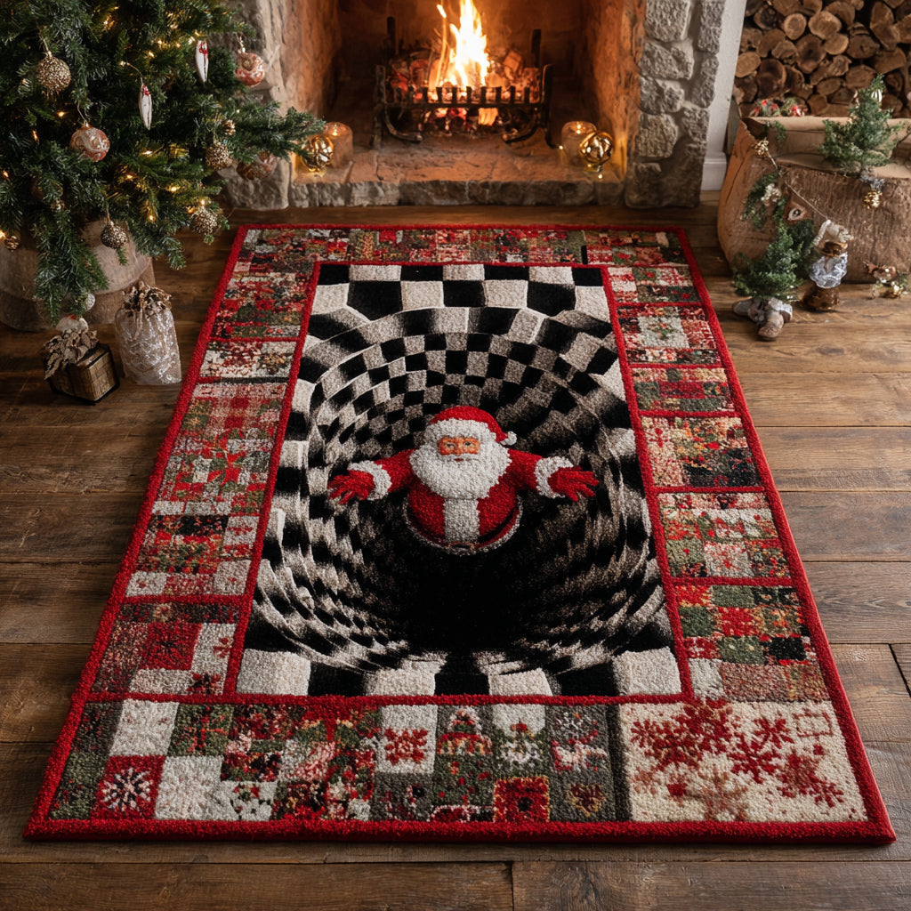 Santa Claus Area Rug Abyss by Louise London