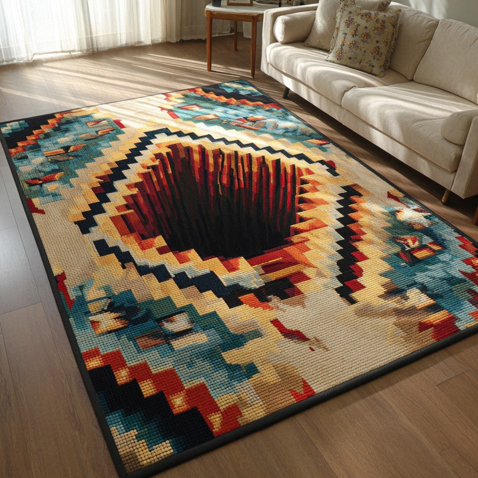 Amber Sun Area Rug by Louise London
