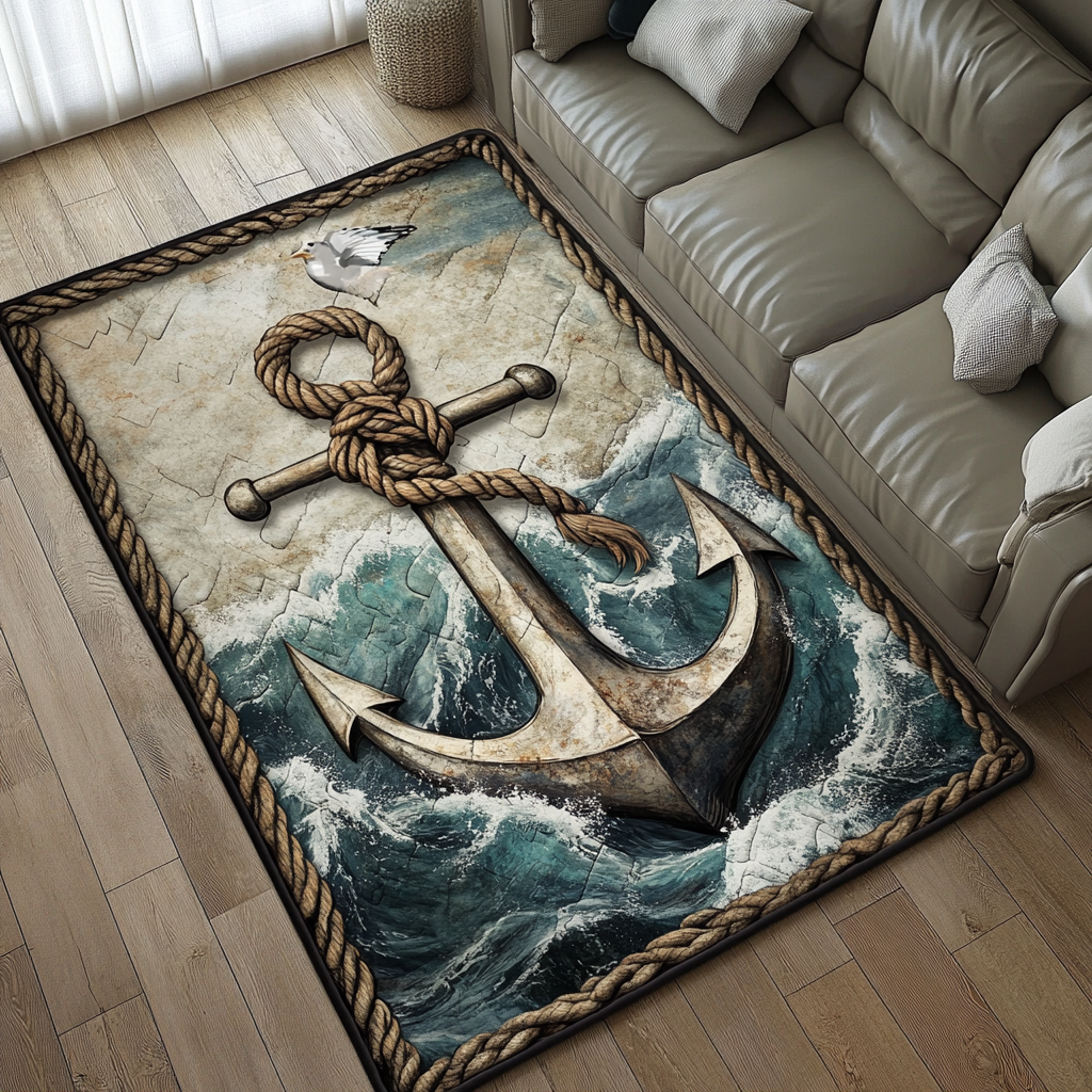 Dream Anchor Area Rug by Louise London