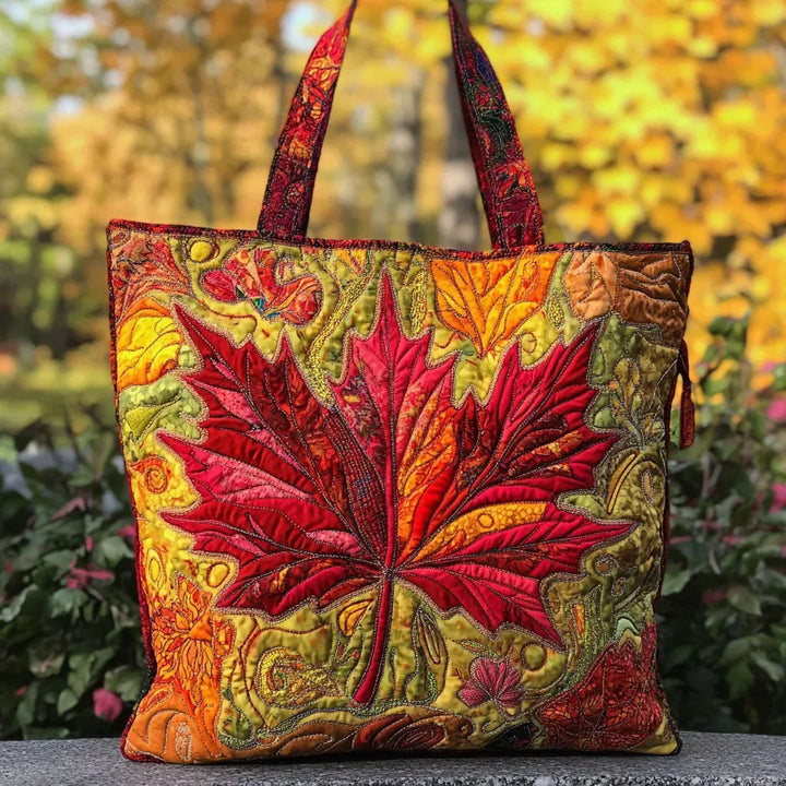 Quilted Tote Bag | Maple