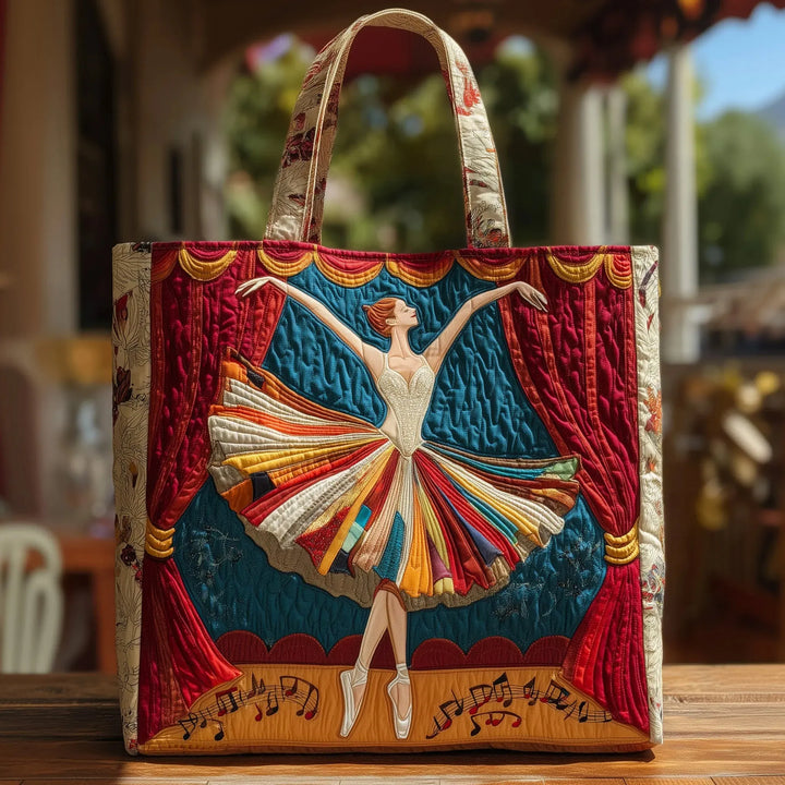 Quilted Tote Bag | Ballerina