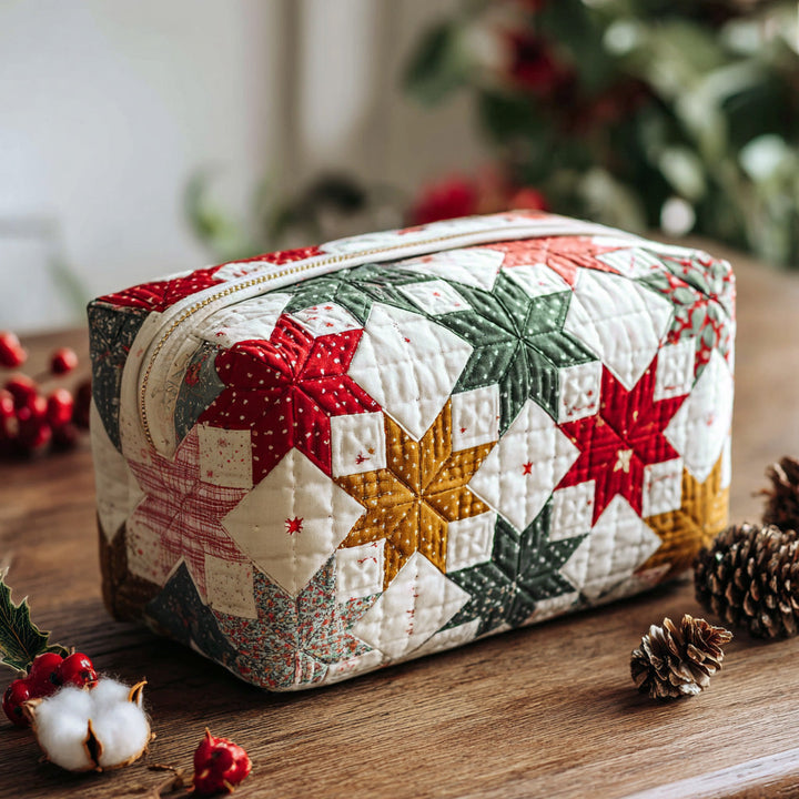 Barnstar Bliss quilted makeup bag – Louise London