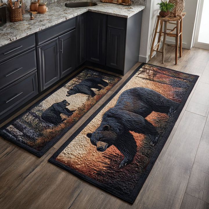 Kitchen Rug Bear Haven by Louise London