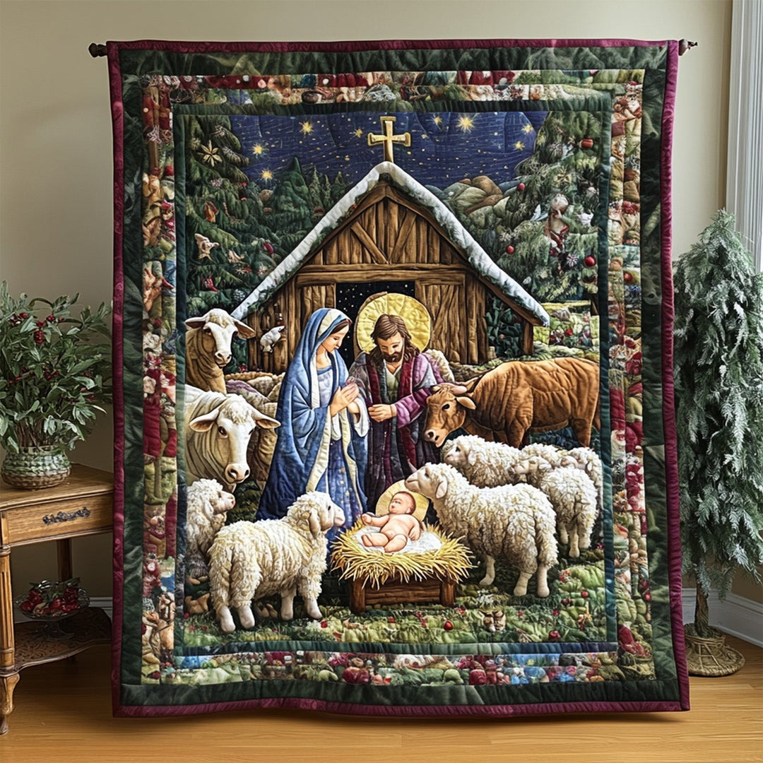 Artistic Christmas Tapestry in Bethlehem by Louise London