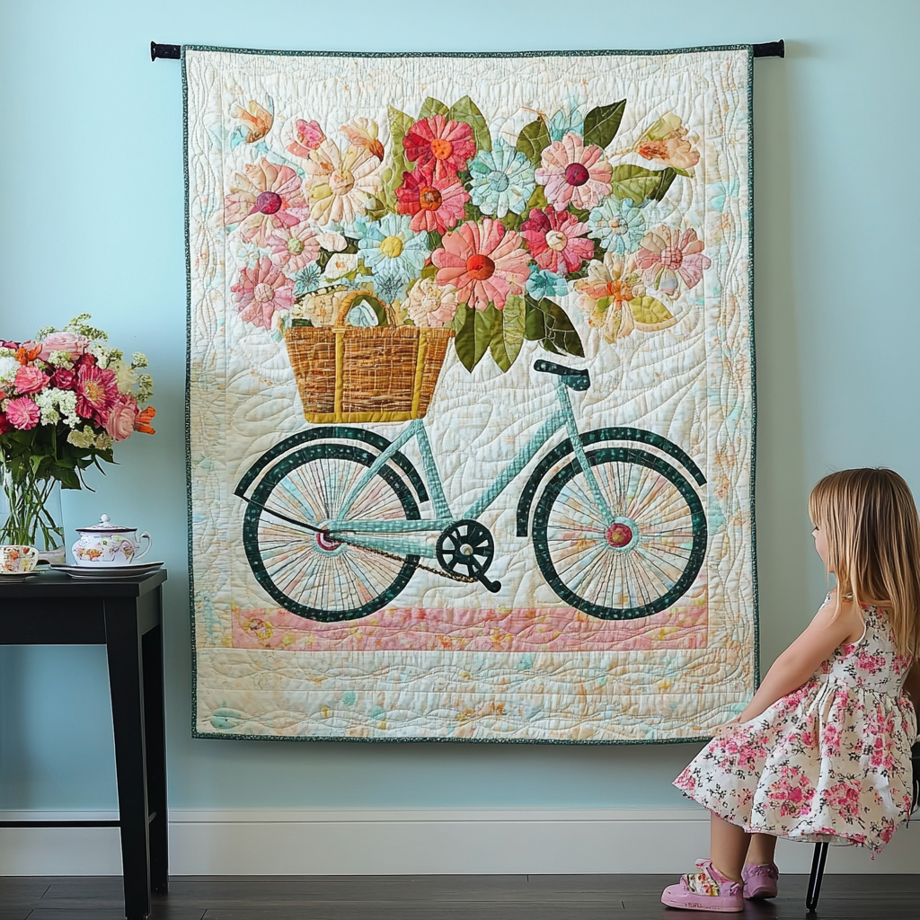 Artistic Mosaic Wall Hanging Rug by Louise London