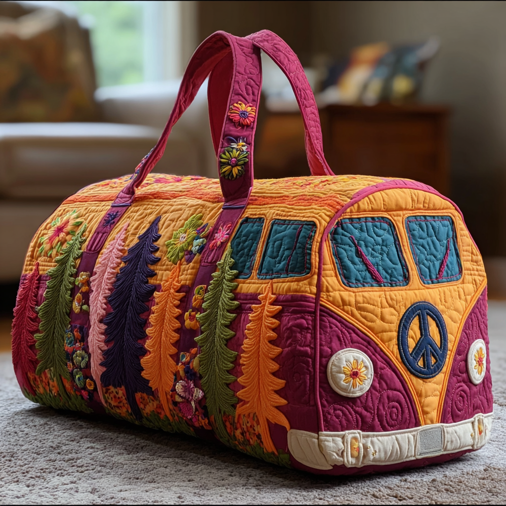 Quilted Travel Bag – Floral Journey