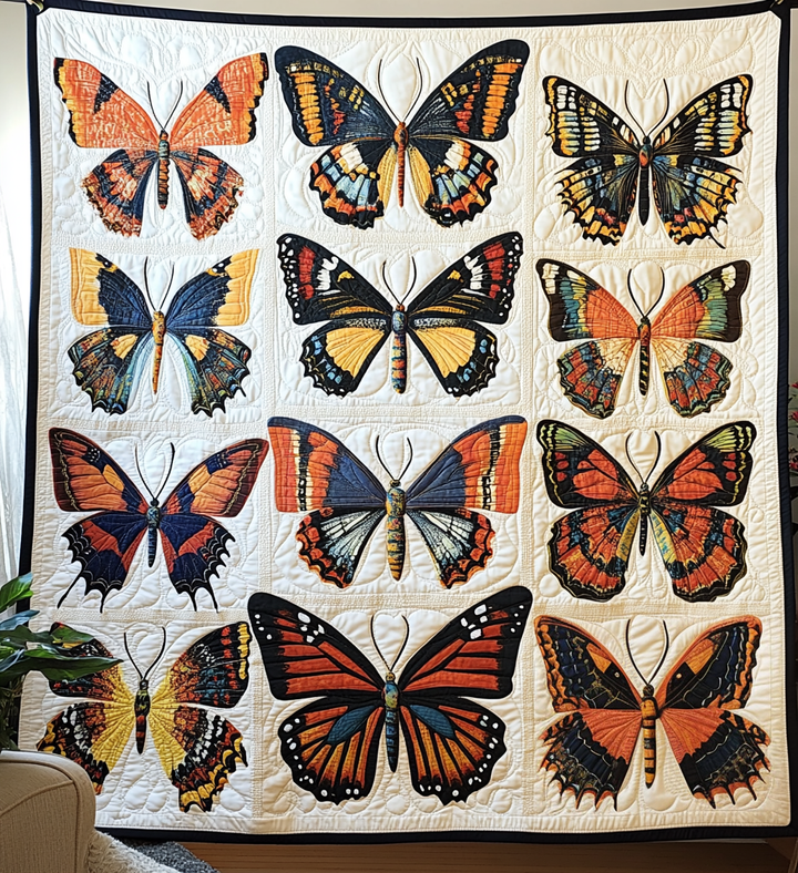 Artistic Tapestry Butterflies in Bloom by Louise London