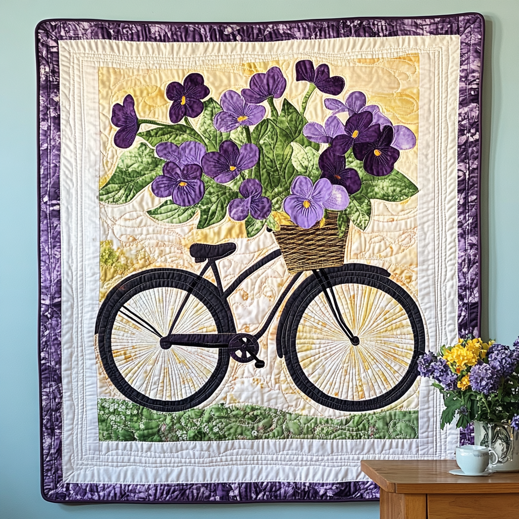 Artistic Tapestry Blooming Ride by Louise London