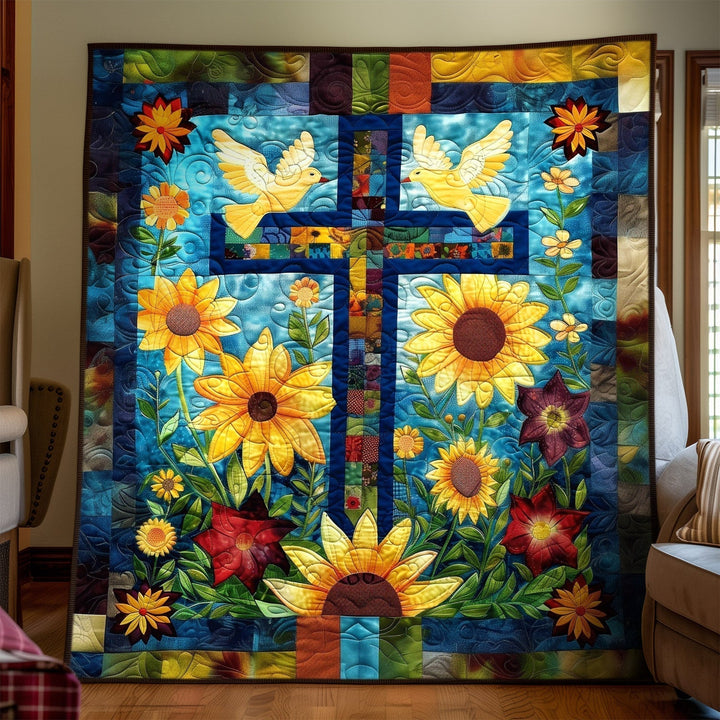 Artistic Tapestry of Faith in Bloom by Louise London