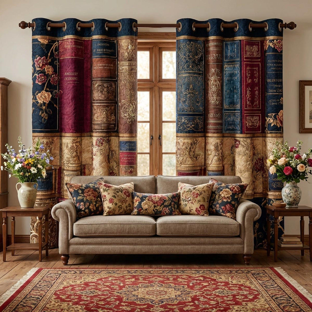Quilted Curtains Book Haven – Louise London product image 1