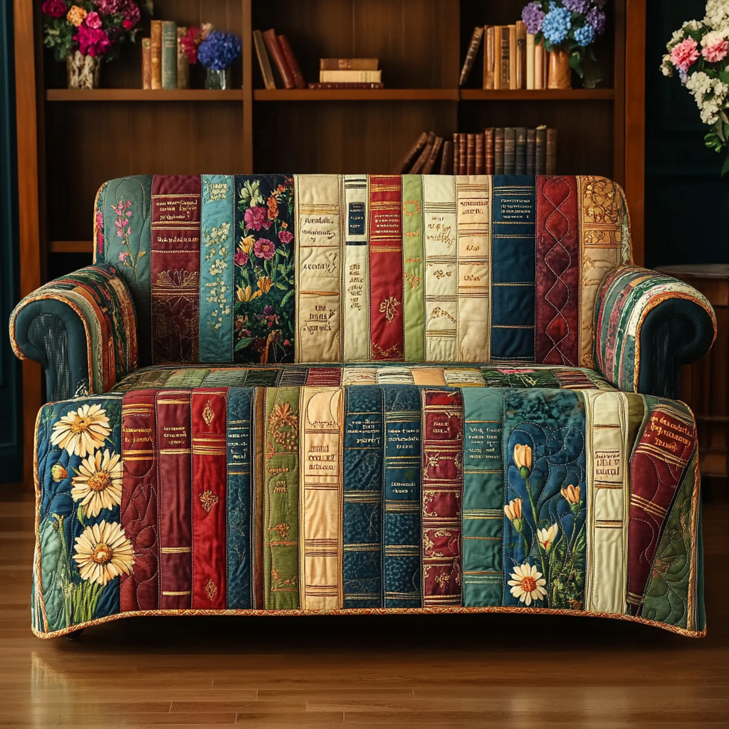 Quilted Sofa Cover for Reading Corner – Louise London