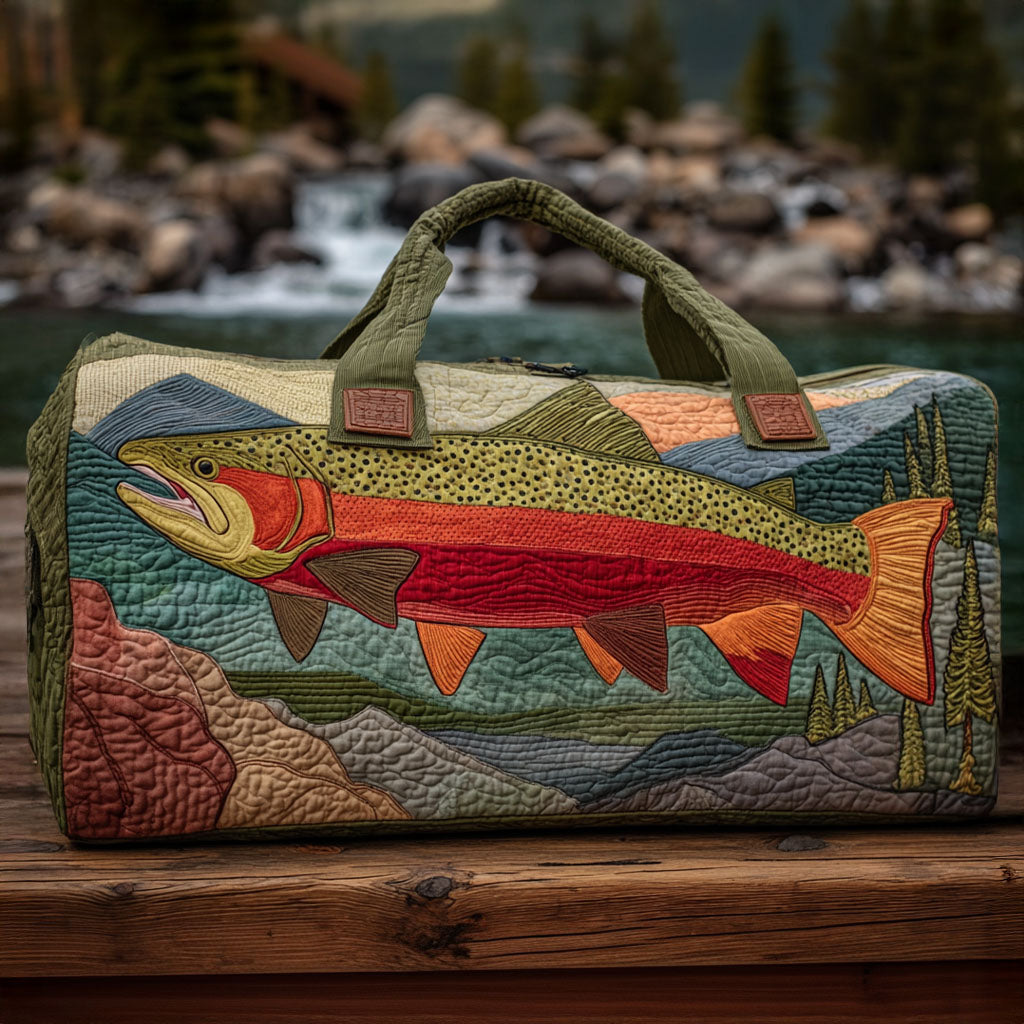 Quilted Travel Bag – Brook Trout