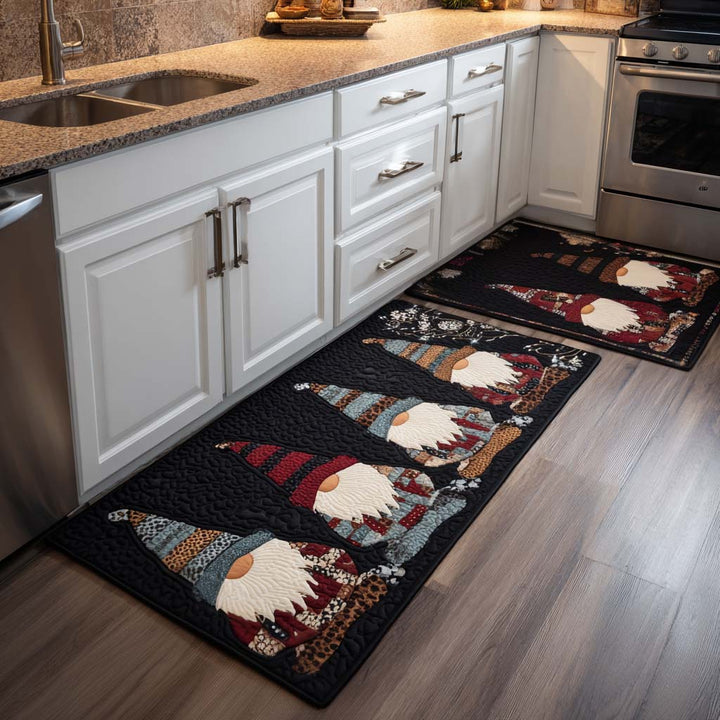 Non-slip Christmas Kitchen Mat with Festive Songs by Louise London