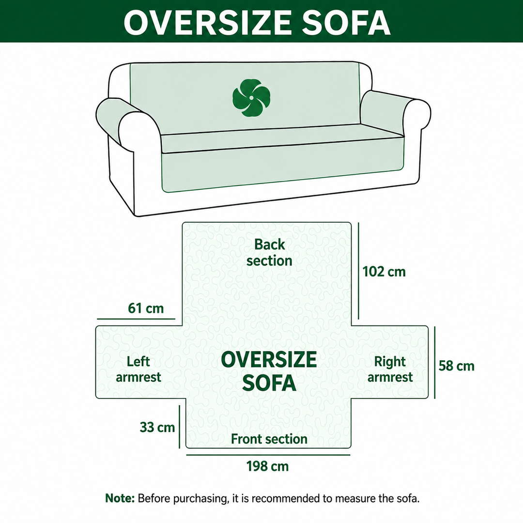 Quilted sofa cover with classic diamond pattern – Louise London product information