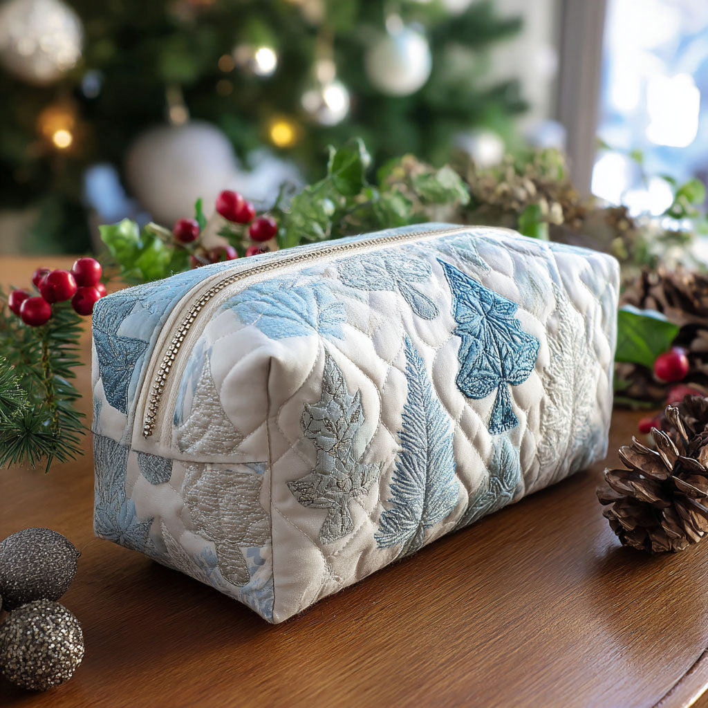 Cheerful Eve quilted makeup bag – Louise London
