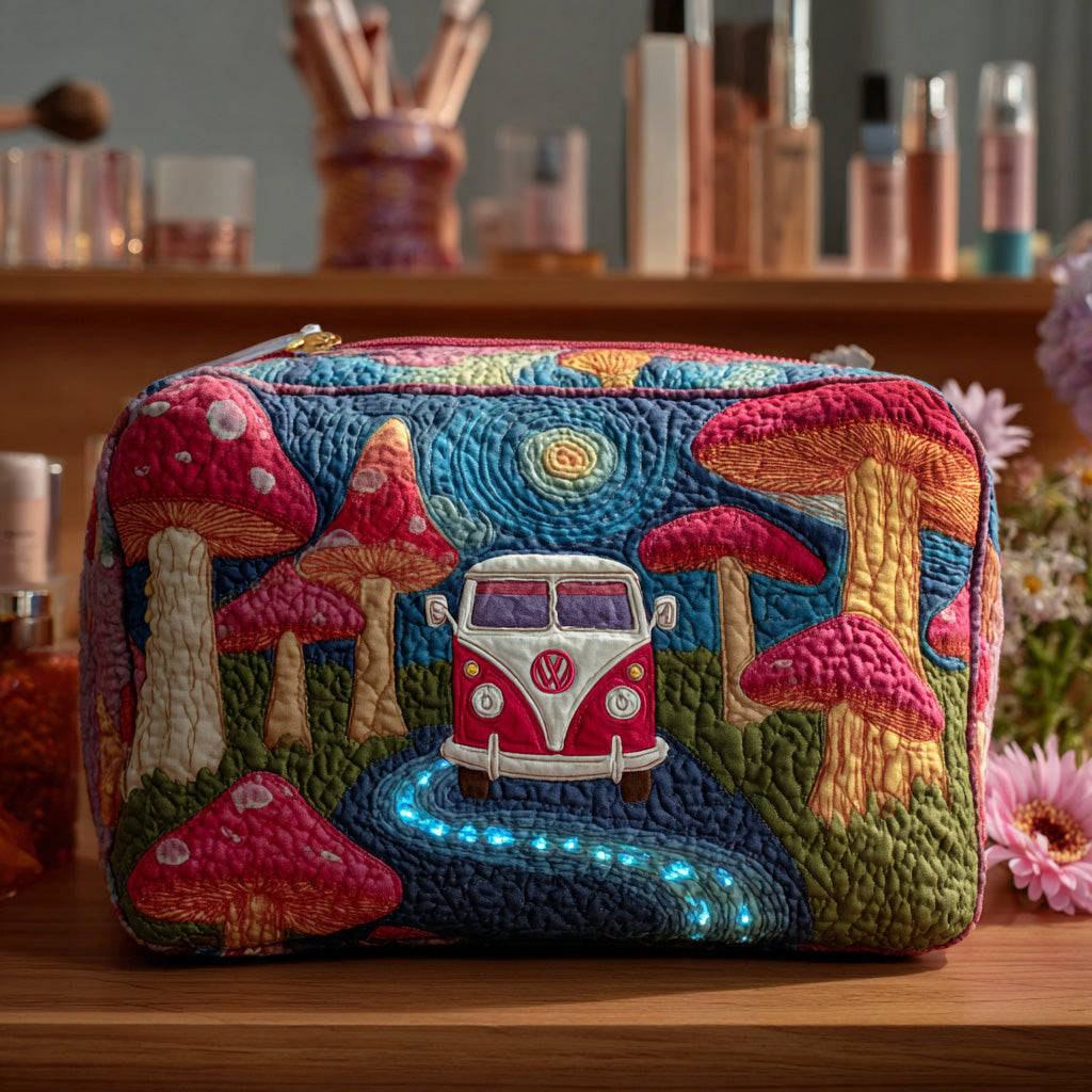 Cosmic Hippie Dream quilted makeup bag – Louise London