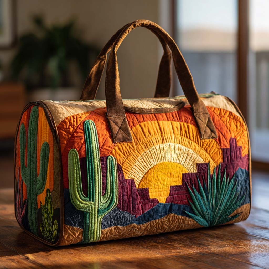 Quilted Travel Bag – Desert Dawn