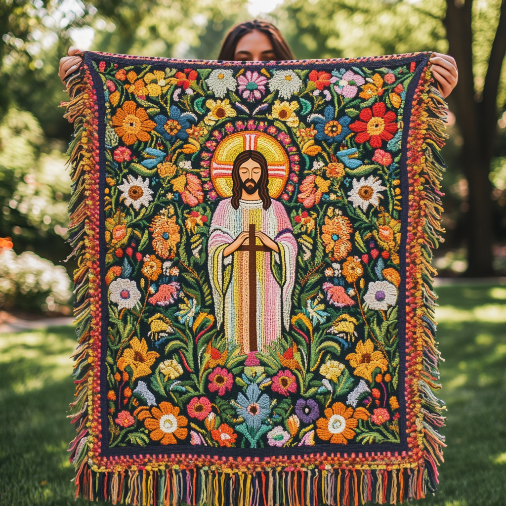 Woven Divine Bloom Blanket NCU0DV4236