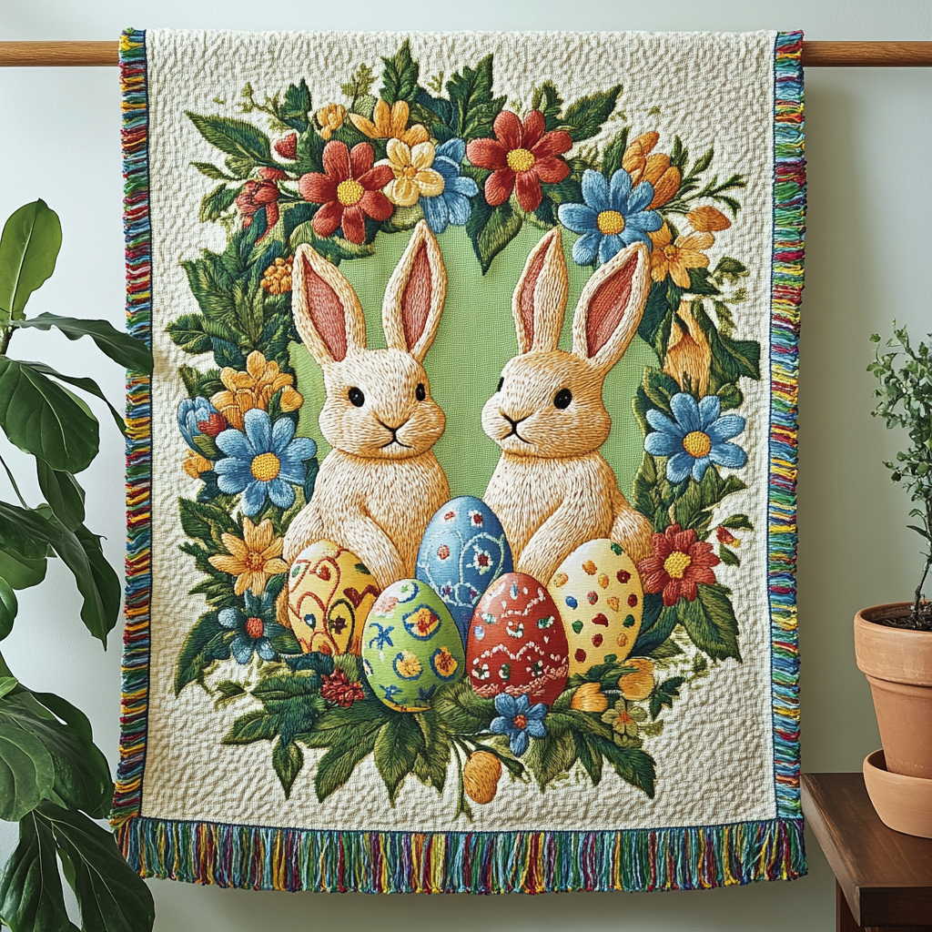 Woven Blanket Pasquale by Louise London – product view