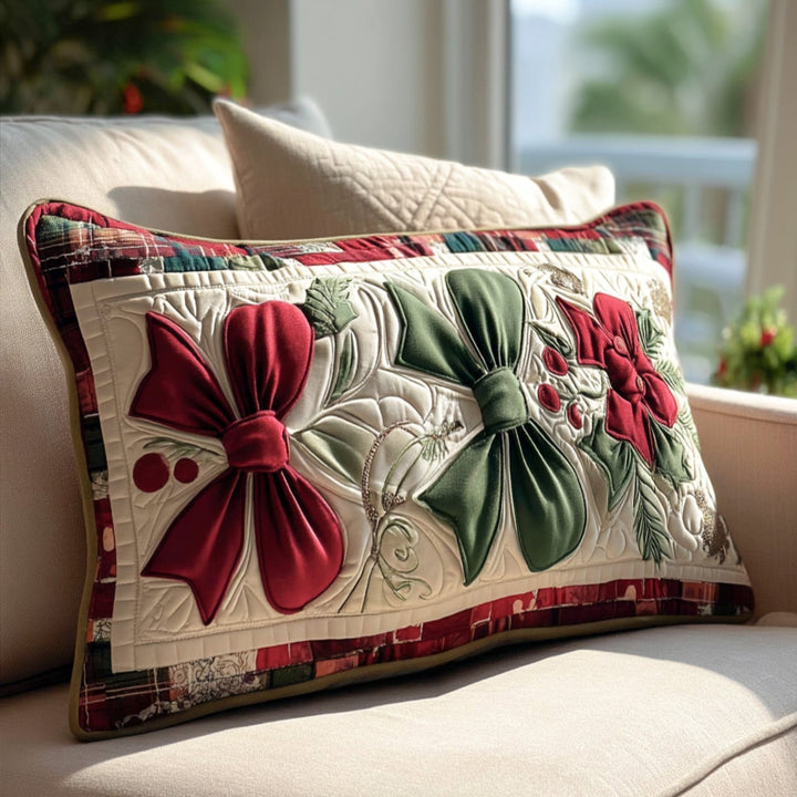 Quilted pillow cover with festive bells NCU0PT9090