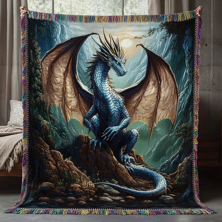 Woven Blanket Fireborn Legacy by Louise London – product view