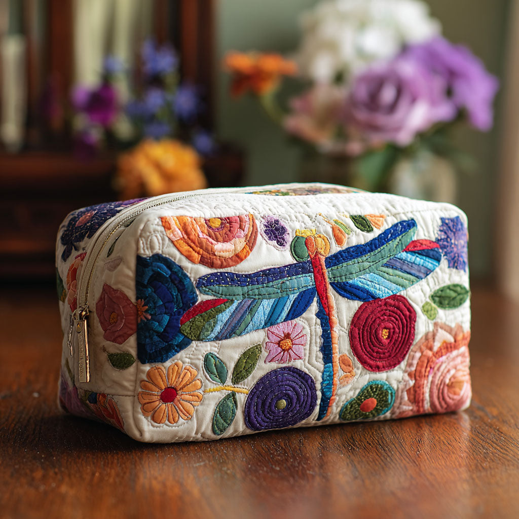 Flip Flap Fly quilted makeup bag – Louise London