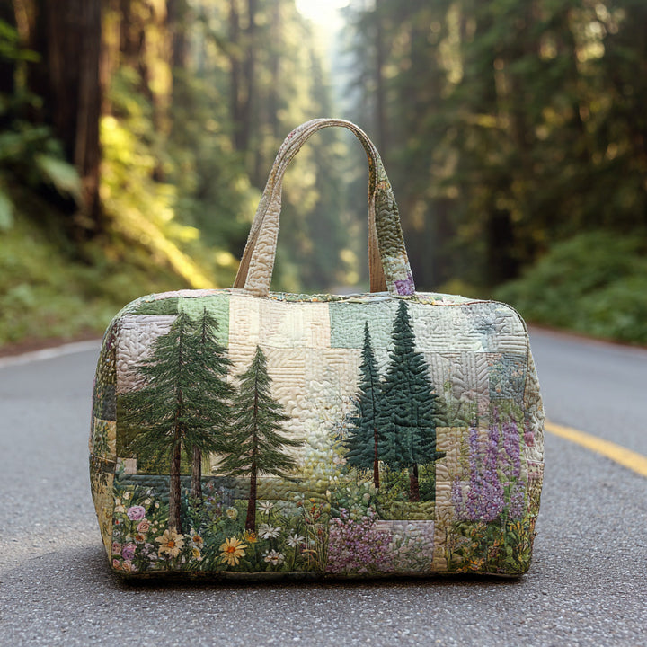 Quilted Travel Bag with Woodland Dream by Louise London
