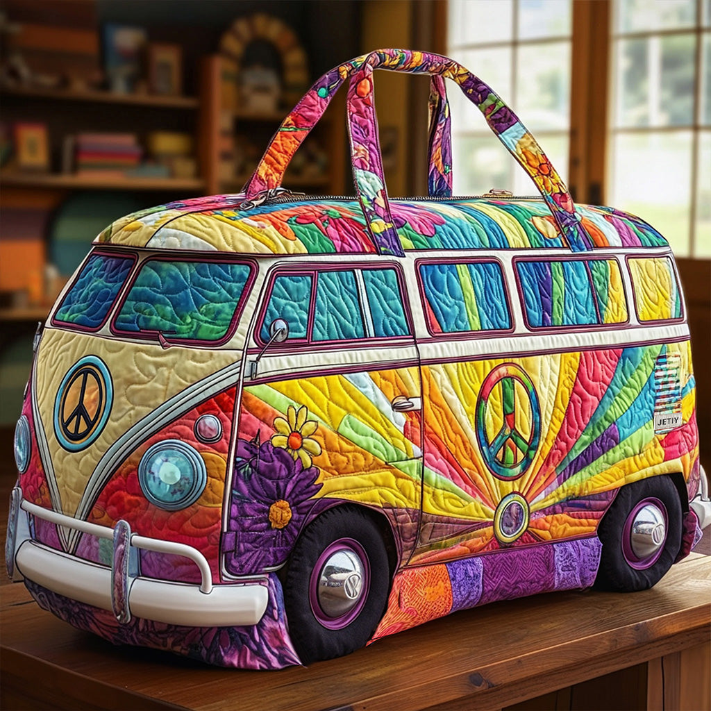Quilted Travel Bag with Vintage Liberty Pattern by Louise London