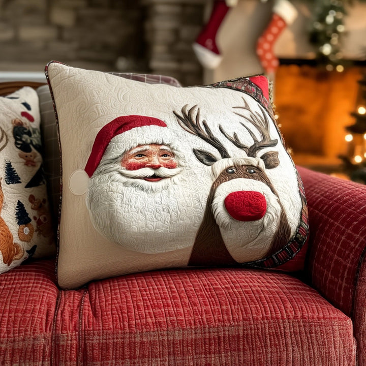 Quilted cushion cover with frozen evening NCU0PT11031
