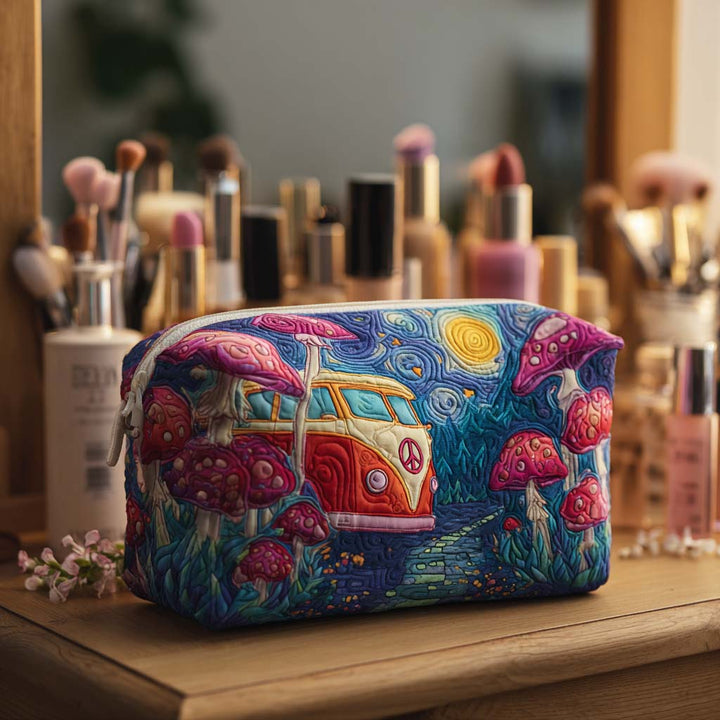 Galaxy Road Journey quilted makeup bag – Louise London