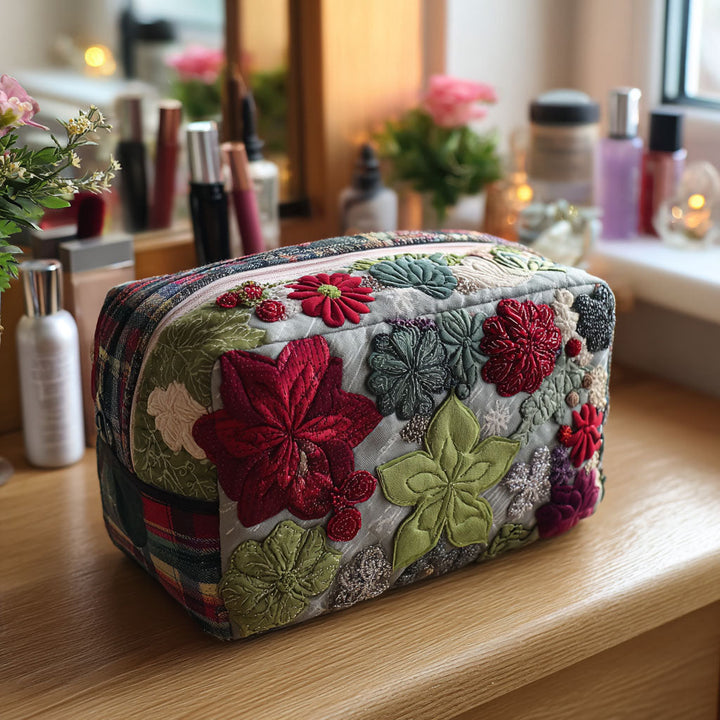 Garden Song quilted makeup bag – Louise London