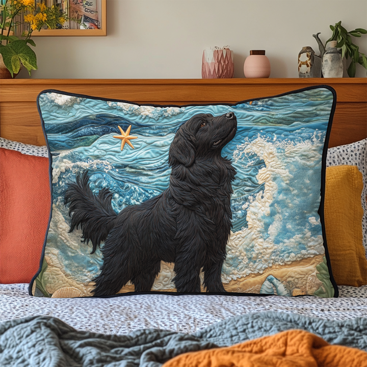 Quilted cushion cover with harbor guardian NCU0DV7367
