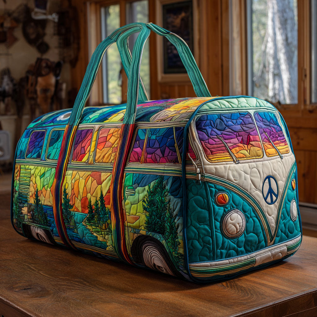 Heritage-Style Quilted Travel Bag by Louise London