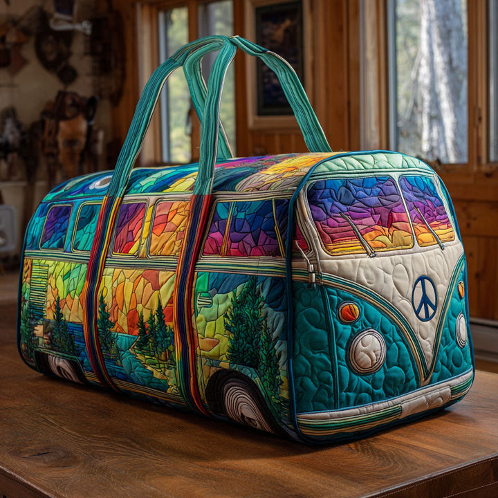 Heritage-Style Quilted Travel Bag by Louise London