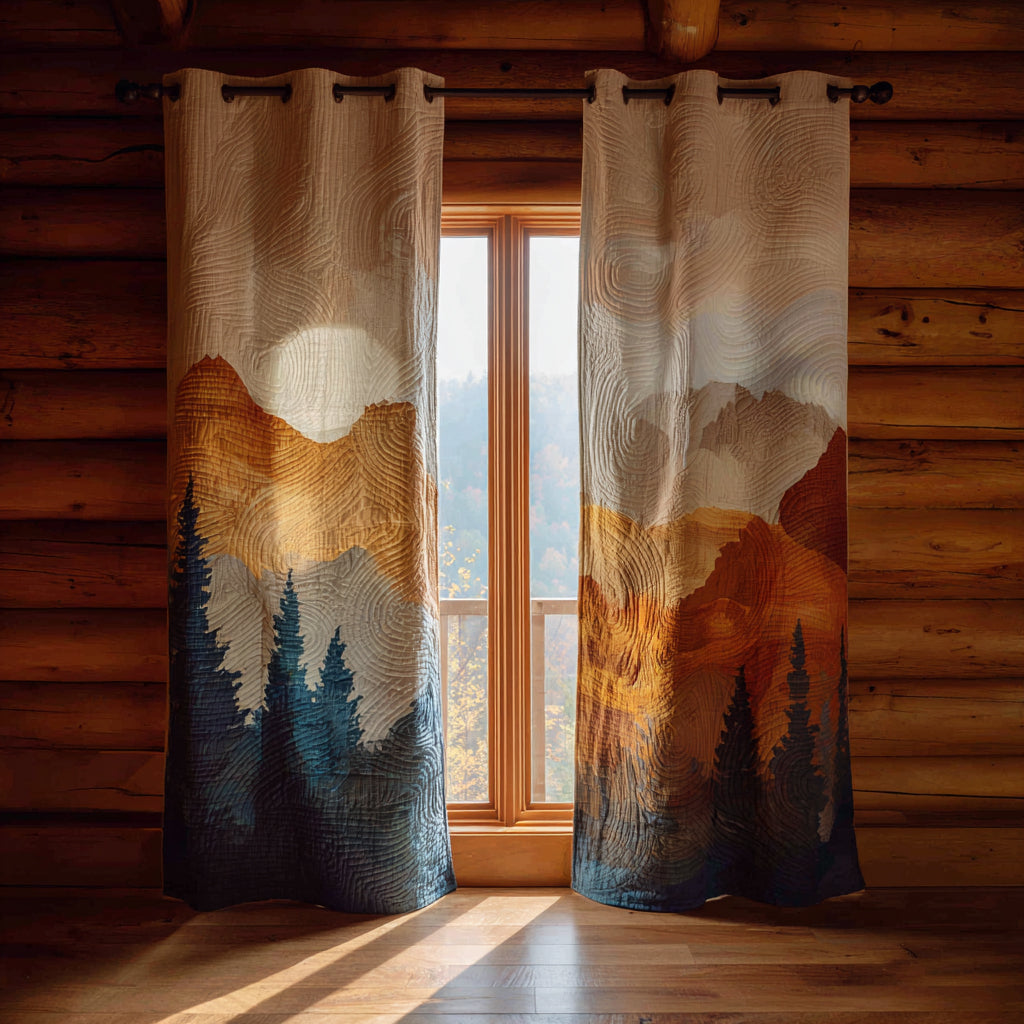 Quilted Curtains Forest – Louise London product image 10
