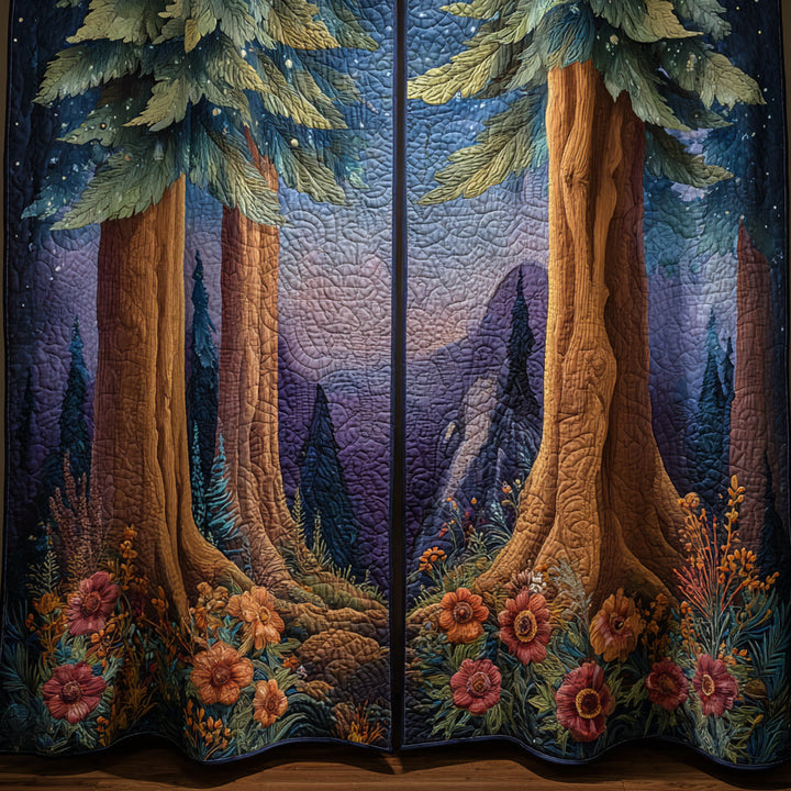 Quilted Curtains Forest – Louise London product image 5