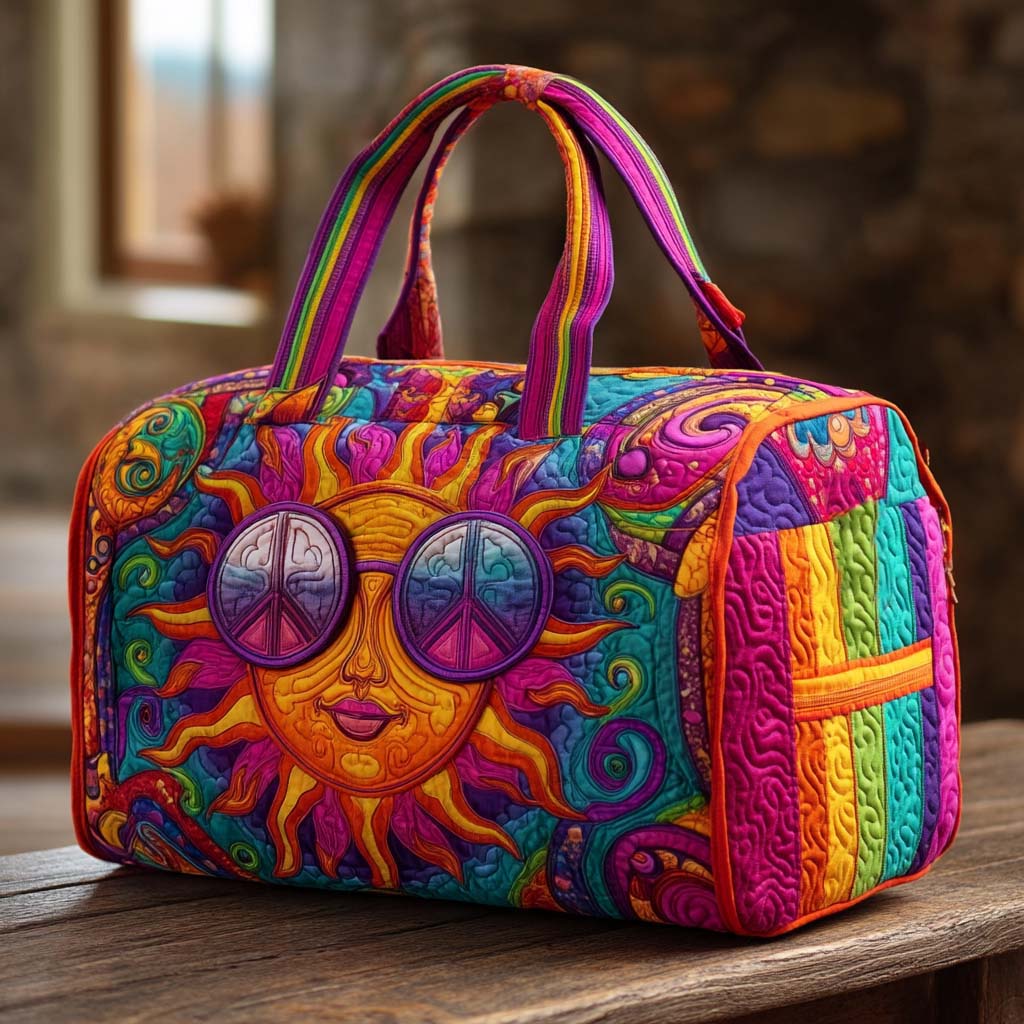 Quilted Travel Bag – Hippie Sun