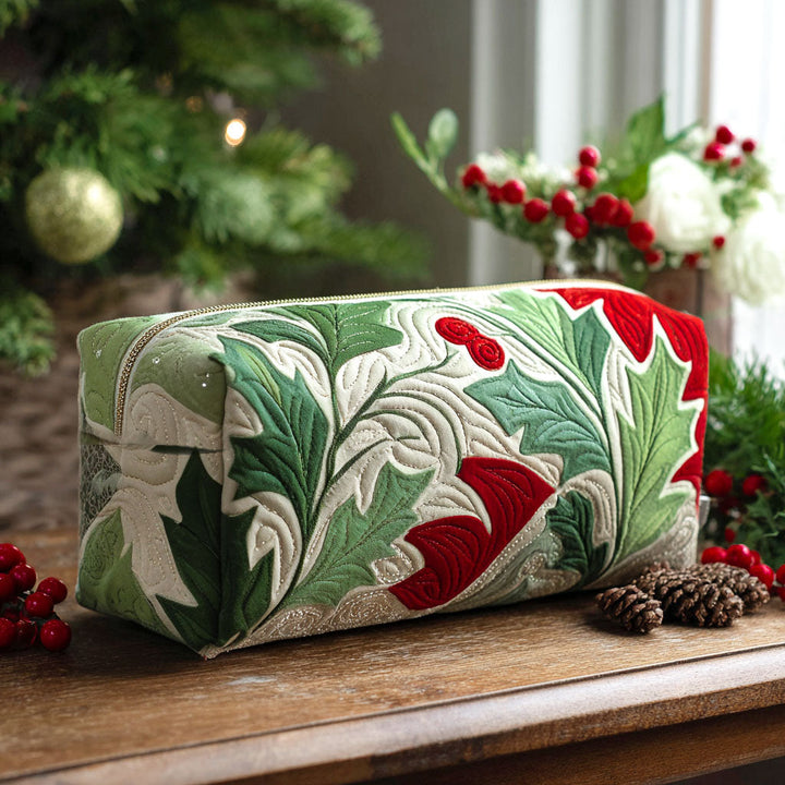 Holly Bloom quilted makeup bag – Louise London