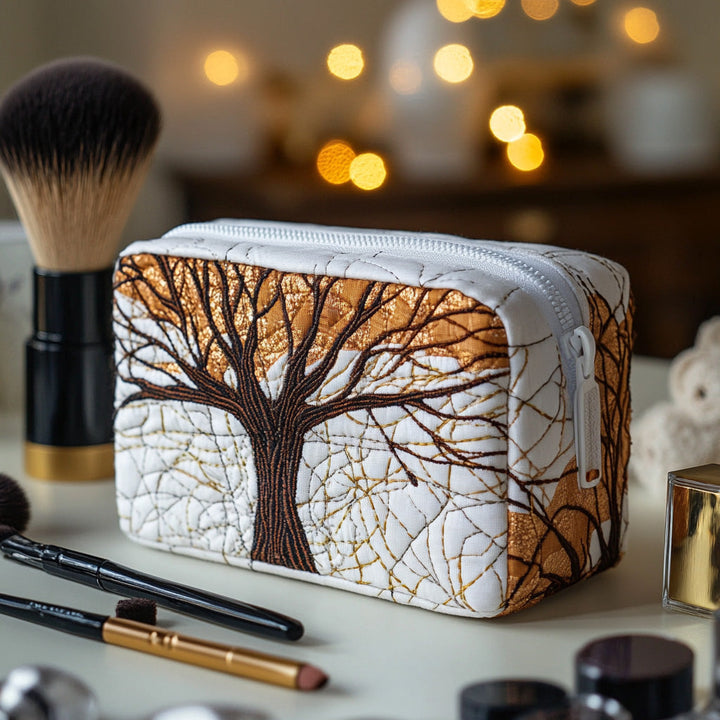 Infinite Canopy quilted makeup bag – Louise London