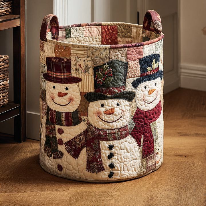 Padded laundry basket with dog pattern NCU0HNH658