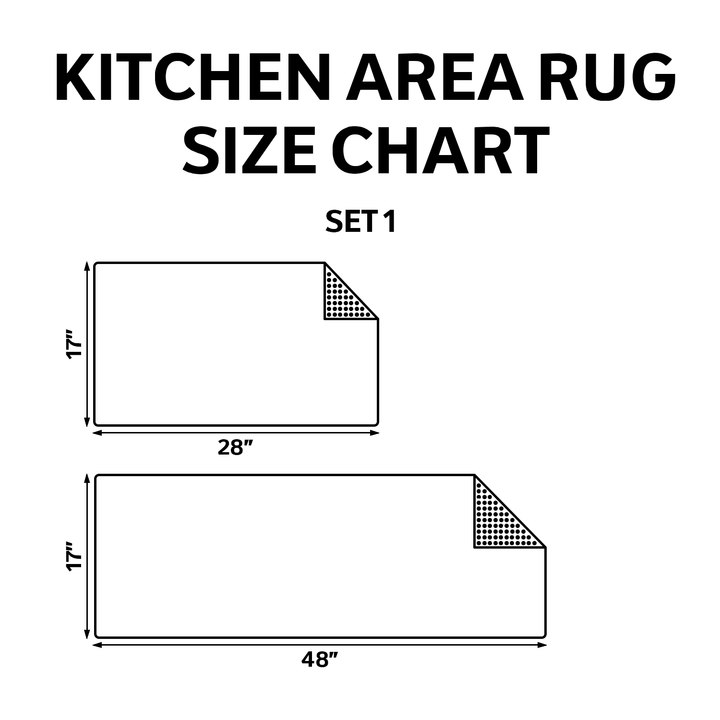 Non-slip kitchen rug with delicate shells NCU0NT11122