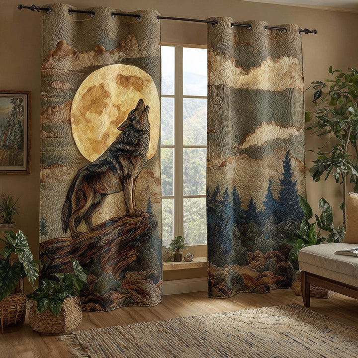 Pleated Curtains Luna Wolf Majesty – Louise London product image 1