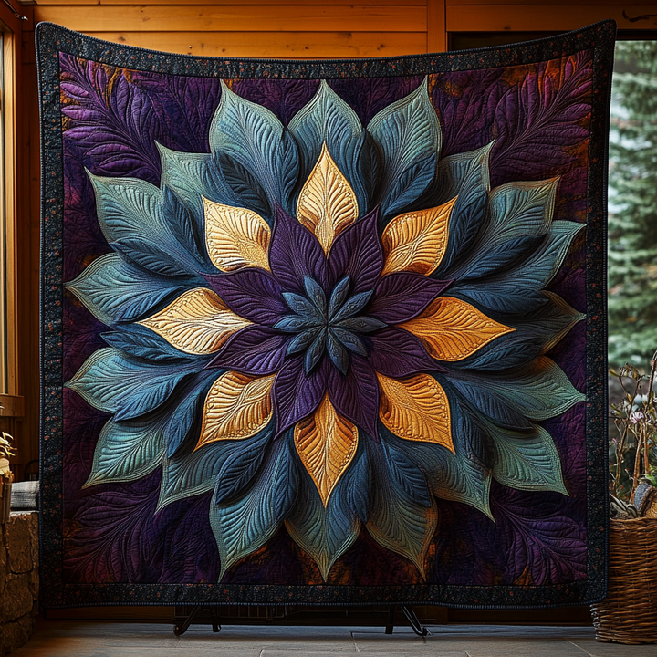 Majestic Sunflower Quilted Blanket – Louise London quilted blanket